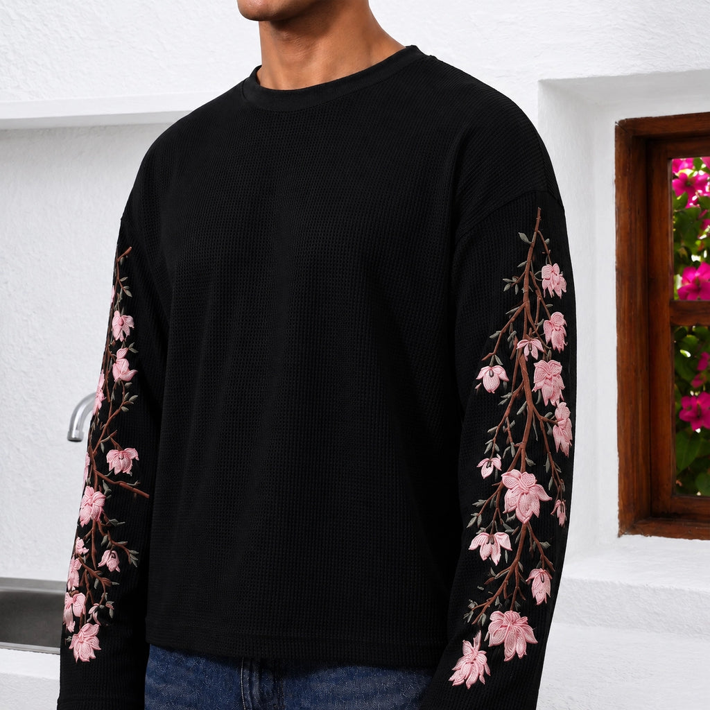 BLOSSOM WAFFLE TEE