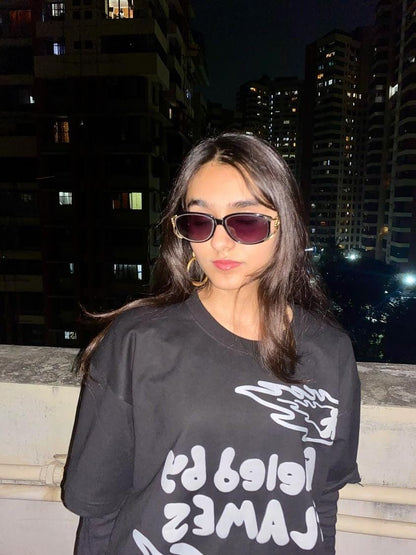 FUELED-BY-FLAMES (Puff) Oversized Tee
